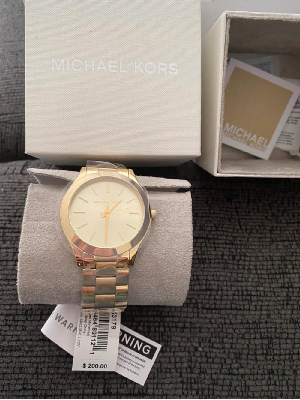 Michael Kors Men's Rose Gold-Tone Bracelet Watch